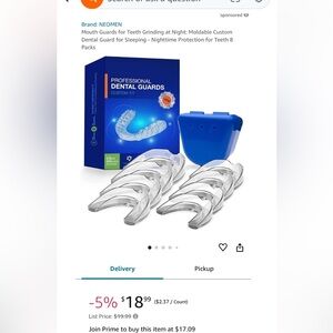 Mouth Guards for Teeth Grinding at Night: Moldable Custom Dental